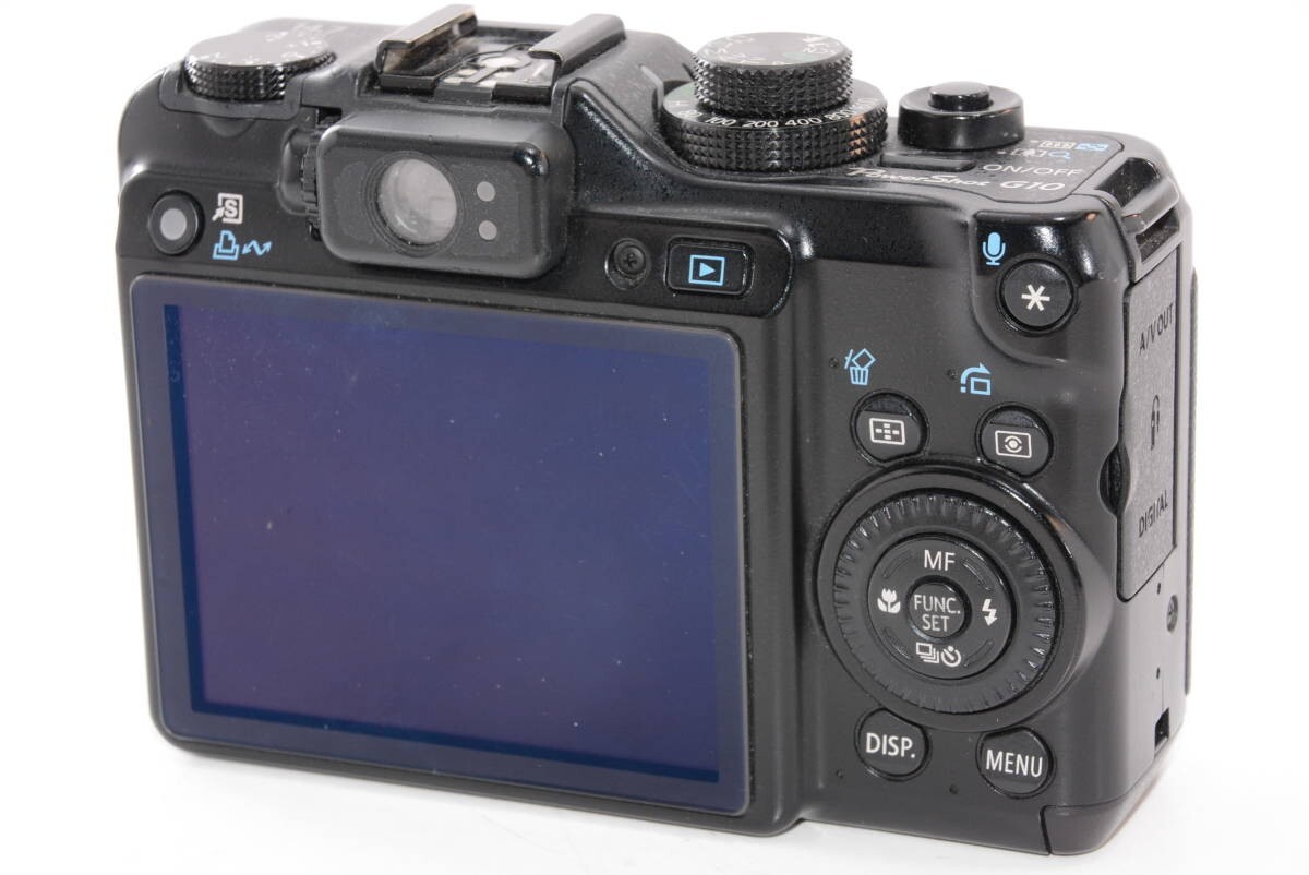 Canon PowerShot G10 14.7MP Digital Camera Black W/ Battery