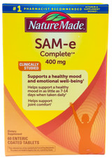 Nature Made 60 Tablets SAM-e Complete 400 mg, Exp:10/27