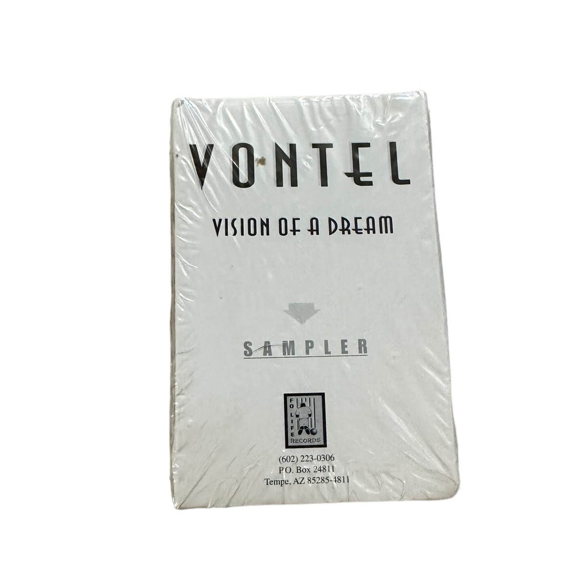 VONTEL Vision Of A Dream Cassette New Sealed Sampler 1998