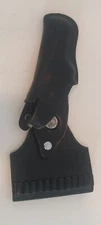 Vintage Bucheimer B72 Leather Bullet Holder with Black B7A-5472 holster RH