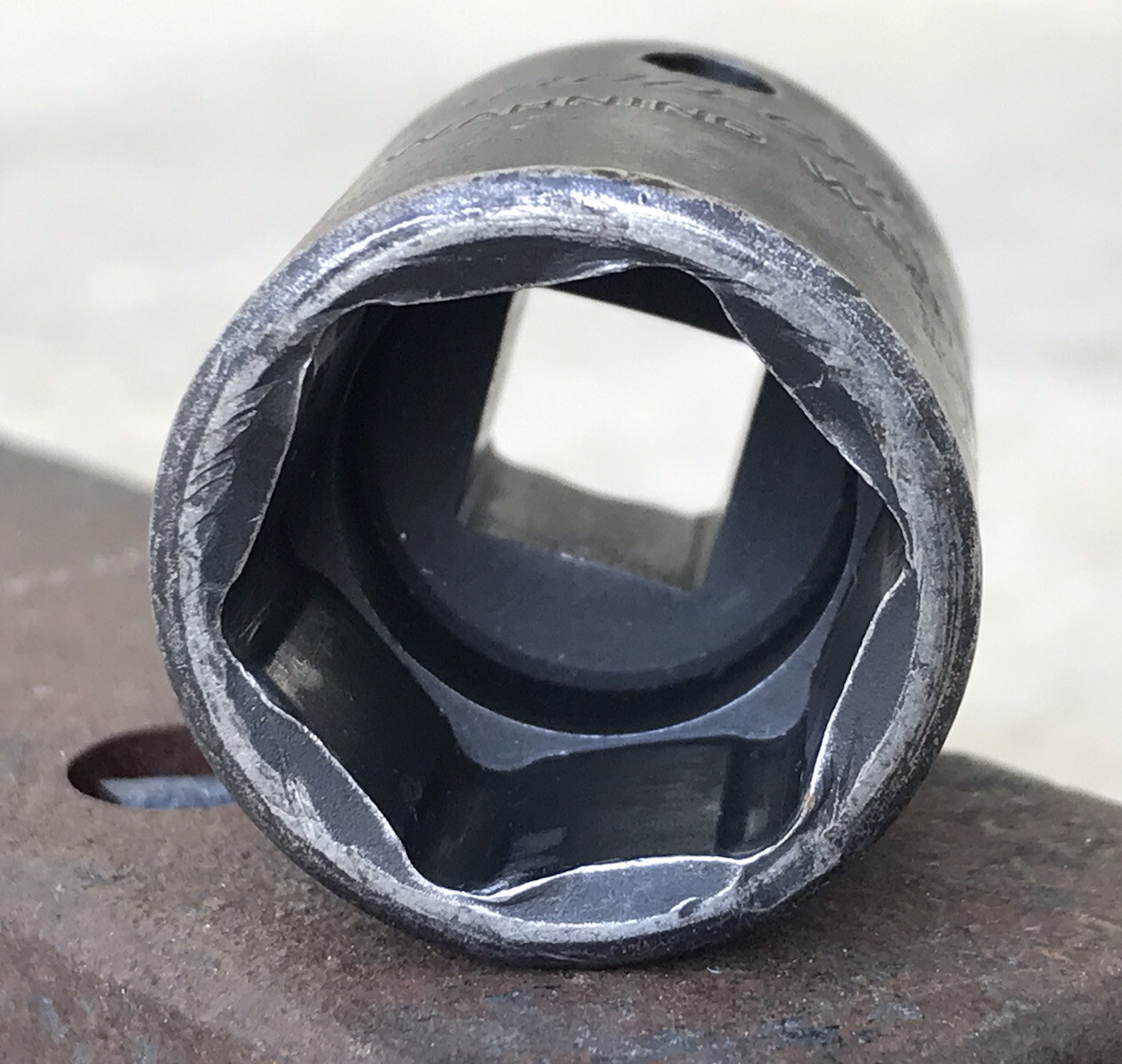 Snap On 3/4" Shallow 3/8" Drive 6 Point Impact Socket IMF240 USA  