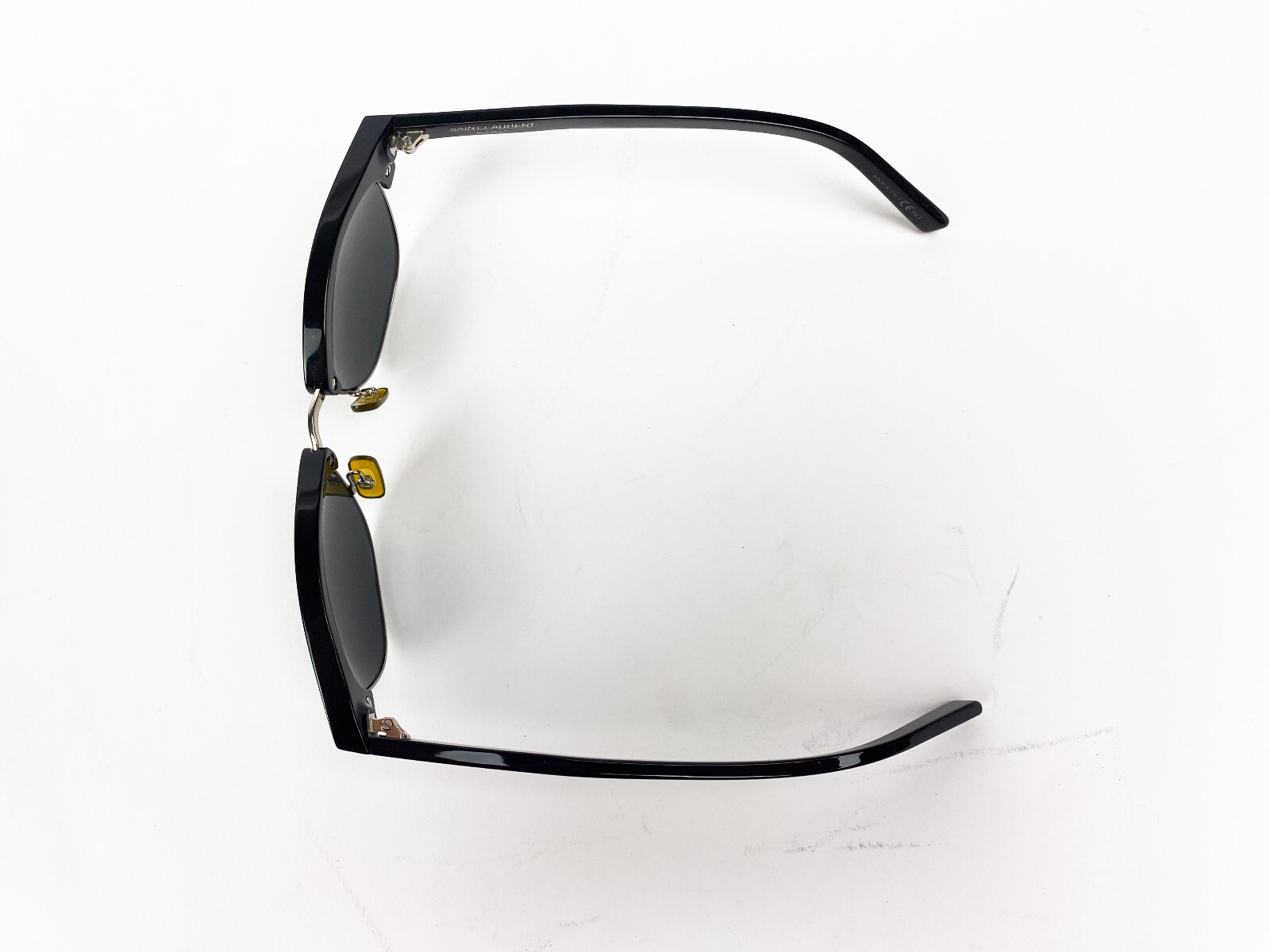 Occhiali da sole Saint Laurent Paris GMJ Z07 SL83 montatura metallo nero nuovi