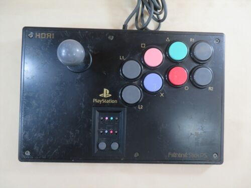 fighting stick ps ps1 ps2 HORI joy controller Japan arcade playstation ps pad jp - Picture 3 of 24