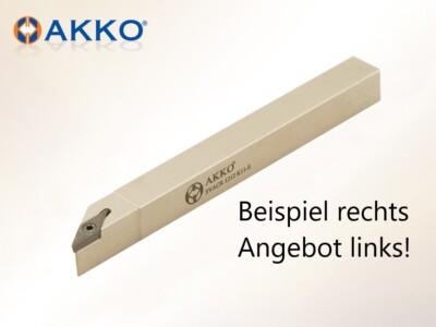 Akko SVACL 2020 K11-S Klemmhalter Langdrehen 20X20 Swiss Type für VCMT 1103..