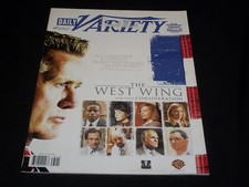 2004 AUGUST 12 DAILY VARIETY MAGAZINE - THE WEST WING FRONT COVER - O 12556