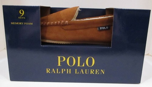GENUINE POLO RALPH LAUREN MENS SLIPPERS 