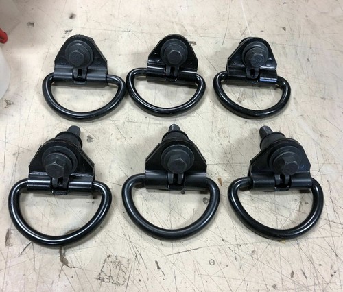 15-24 Ford Transit 150 250 350 Van OEM Black Cargo D-Hooks 3 Pair/Set of 6 - 第 1/10 張圖片
