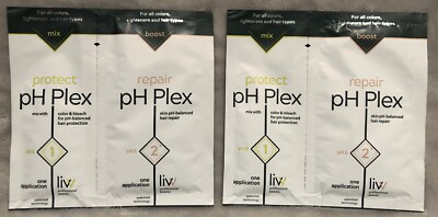 NEW X2 LIW professional beauty pH Plex 1 protect  pH Plex 2 repair Hair Care Set