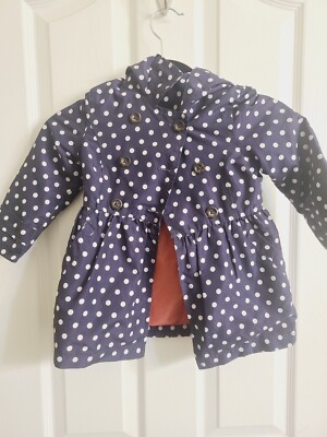 Oshkosh Polka-dot Navy Jacket 4t