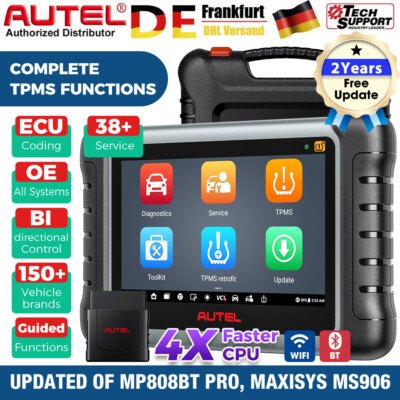 2026 Autel MaxiPRO MP808S-TS Auto OBD2 Diagnosegerät KFZ Scanner ECU Coding TPMS