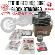 Genuine Yamaha TTR 110 TT-R 110 Complete Cylinder Block Kit Piston Gasket