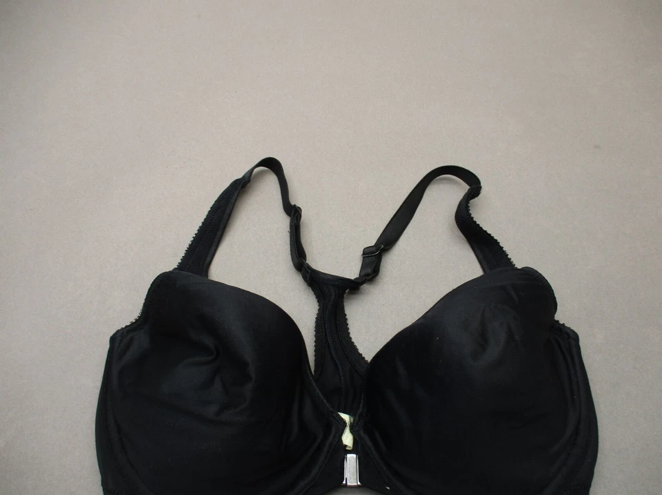 Sujetador Demi 32D ON GOSSAMER para mujer forrado negro con aros cierre frontal 7J Foto 2 de 4