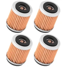 4 Individual Box Oil Filter Filters 94-99 Yamaha Kodiak 400 / 00-12 Big Bear 400