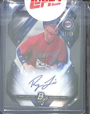 2018 Bowman Platinum Platinum Cut Autograph #PCA-RL Royce Lewis No 31 of 50