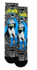 Spoontiques Batman Men's Crew Socks NIP