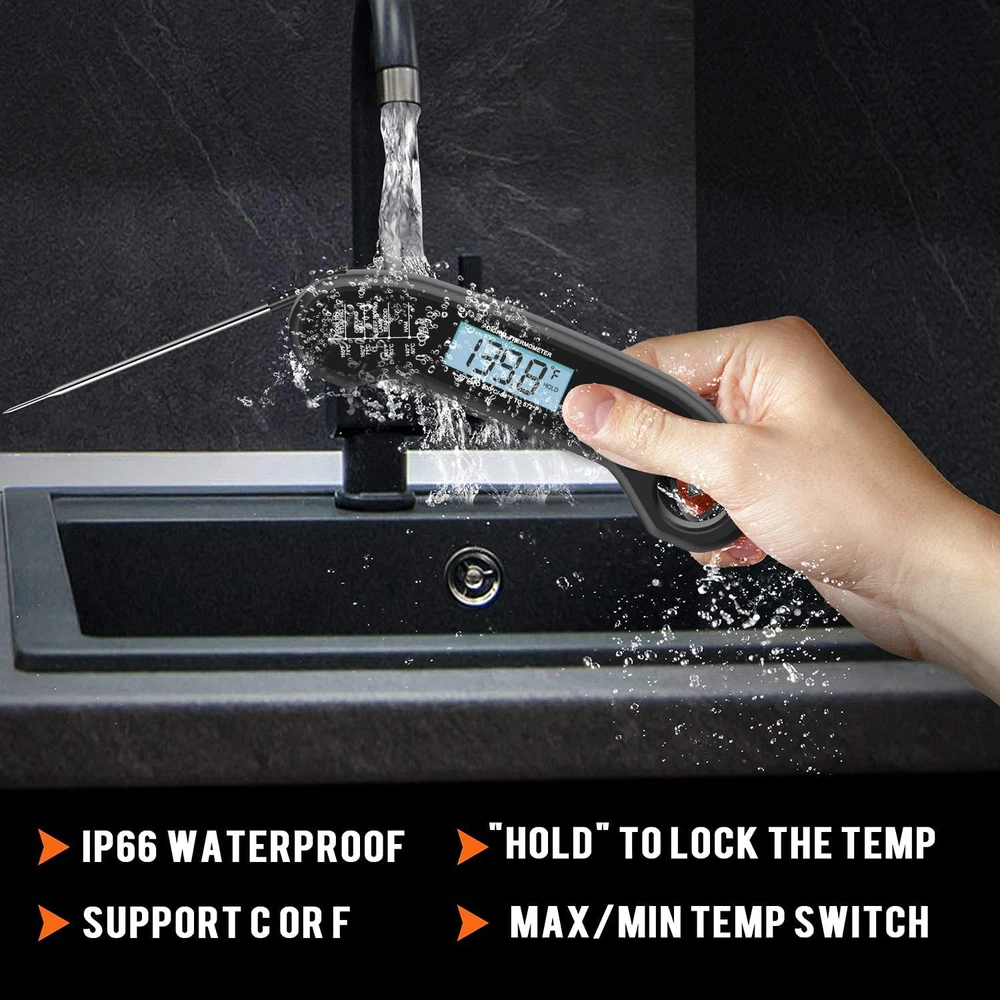 Meat Thermometer Digital, Instant Read Meat Thermometeri for Grill and Cooking,