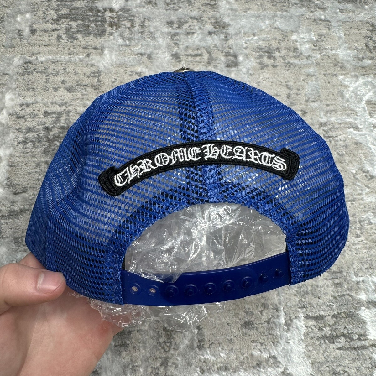 キャップ Chrome Hearts Eyechart Trucker Hat Chrome Hearts Eyechart Trucker Hat Black/White/Red | Parallel