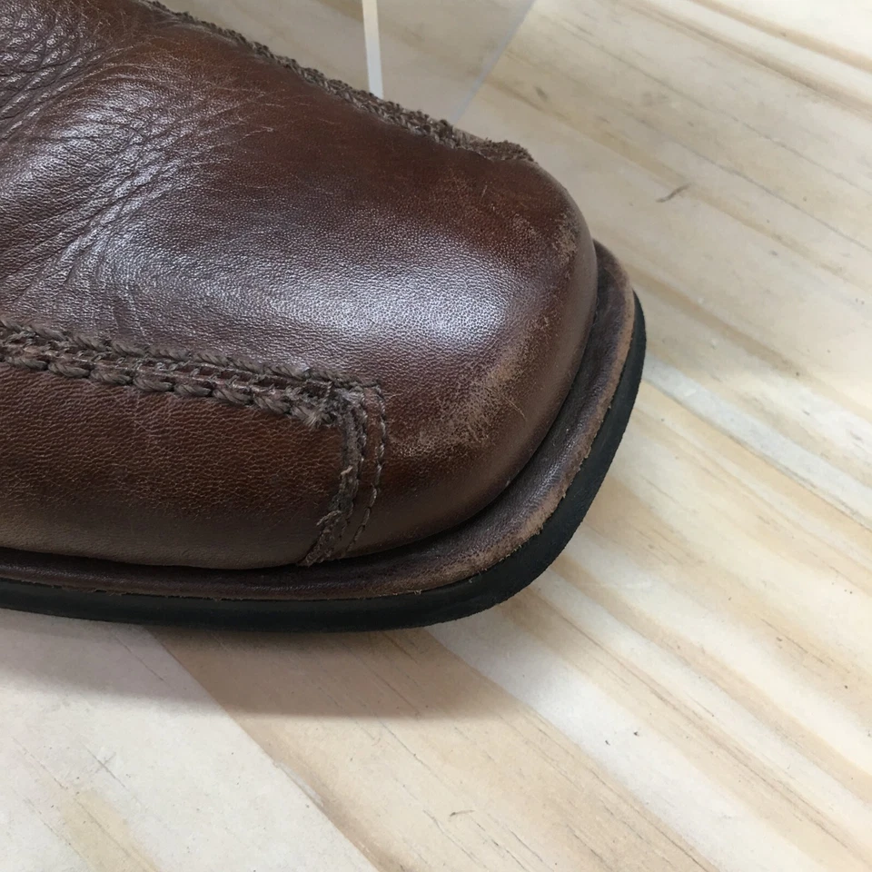 Sandro Moscolini Zapatos Para Hombres 12 D Vestido Mocasín Marrón Sin Cordones Informal Comodidad 5302 Foto 3 de 4