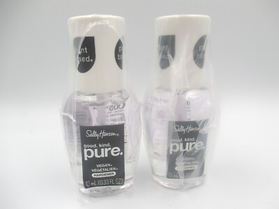 Sally Hansen .33fl oz Hardener Good Kind Pure Vegan Nail Polish - Lot of 2