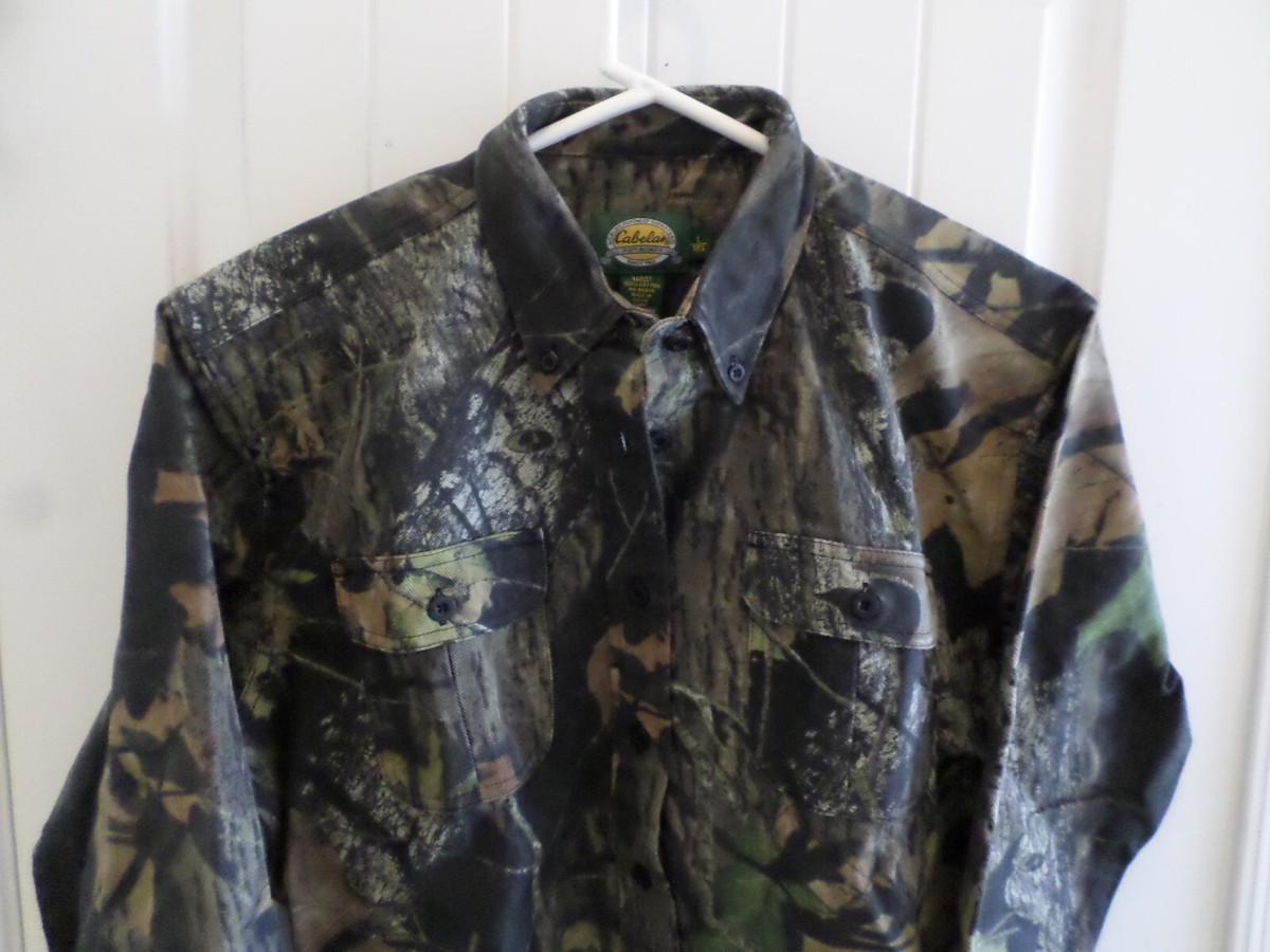 Chemise De Chasse Cabela's – Homme, Taille XL, Manches Longues, Motif Camouflage – Occasion
