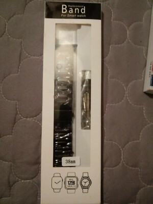 Replacement Band For Smart Watch 38mm/40mm iWatch Black resin Apple