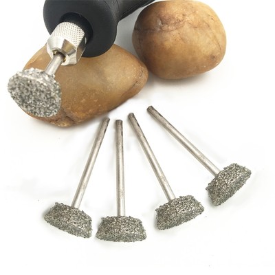 4x Schleifstifte Fräser Schleifen 10mm Stein für Dremel Proxxon Schleifer 