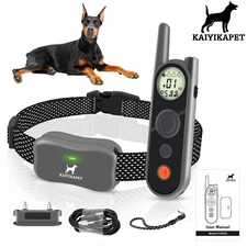 Dog Training Collar with Remote, Rechargeable Waterproof Pet Dogs Shock Trainer