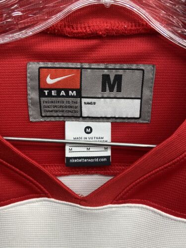 Y2K Nike Team Canada IIHF White Hockey Jersey Men's Size Medium M - Picture 6 of 13