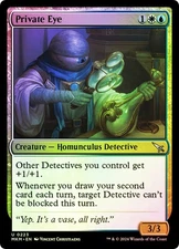 MTG FOIL Private Eye  - Murders at Karlov Manor #223