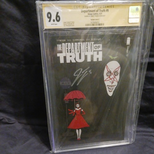 Department of Truth 9 (Image, 2021) CGC 9.6 SS WP **Variant C Cover**