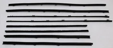 Window Sweeps Felt Kit for 1965 Chevy Chevelle 2 Door Hardtop Inner/Outer Side