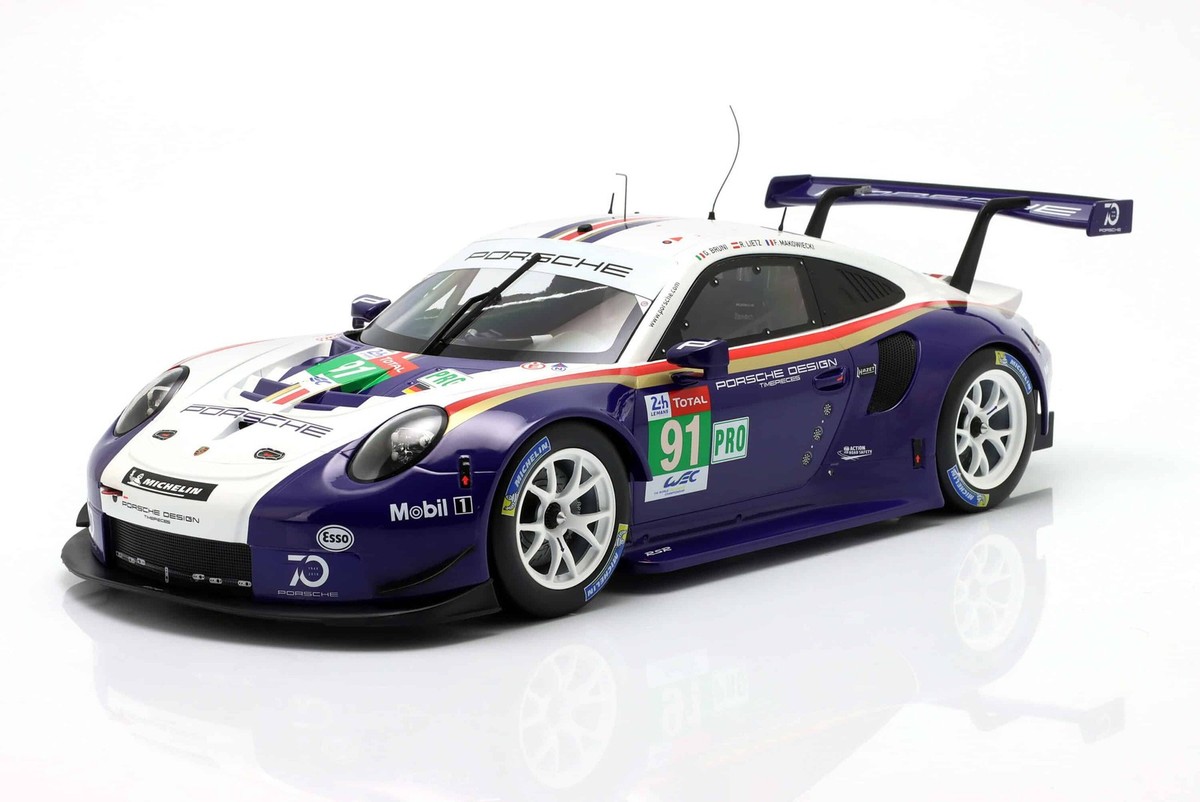 Ixo - 1:12 Porsche 911 (991) RSR No.91 2nd LMGTE Pro 24h Le Mans