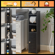 Toilet Paper Holder Stand - Freestanding, Holds 4 Rolls, Ideal for Small Bathroo
