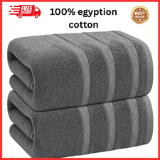 Extra Large Egypt Jumbo Bath Sheet Towel Soft Thick Cotton Bathroom Hotel Spa UK