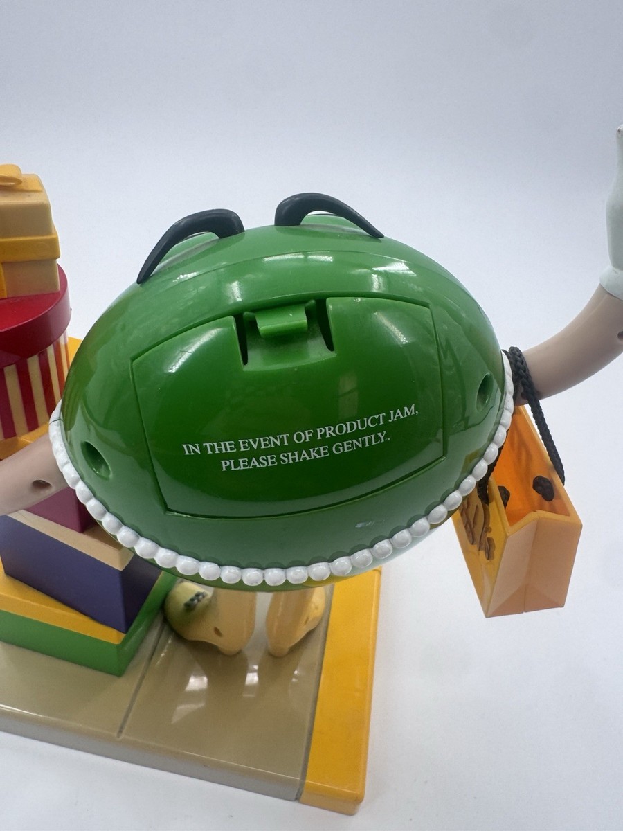 Vintage M&M's Ms. Green Girl M&M Taxi Stand with Gifts Presents