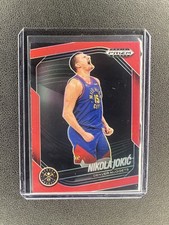 Nikola Jokic 2024-25 Prizm Black Red Prizms #/299 Denver Nuggets #43