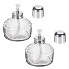 Alcohol Burner Lamp, 120ml 2 Pcs Glass Burner Glass Blowing Torch Lamp