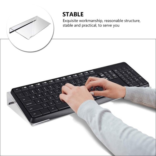 Tilted Computer Keyboard Holder Nonskid Keyboard Stand Keyboard Support Holder - 第 5/12 張圖片