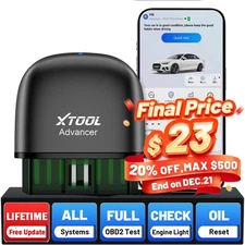 2025 XTOOL AD20 PRO Car OBD2 Scanner Code Reader BT Full System Diagnostic Tool