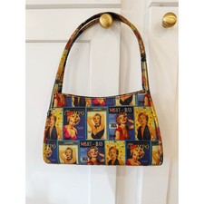 Borsa a tracolla vintage con stampa Marilyn Monroe