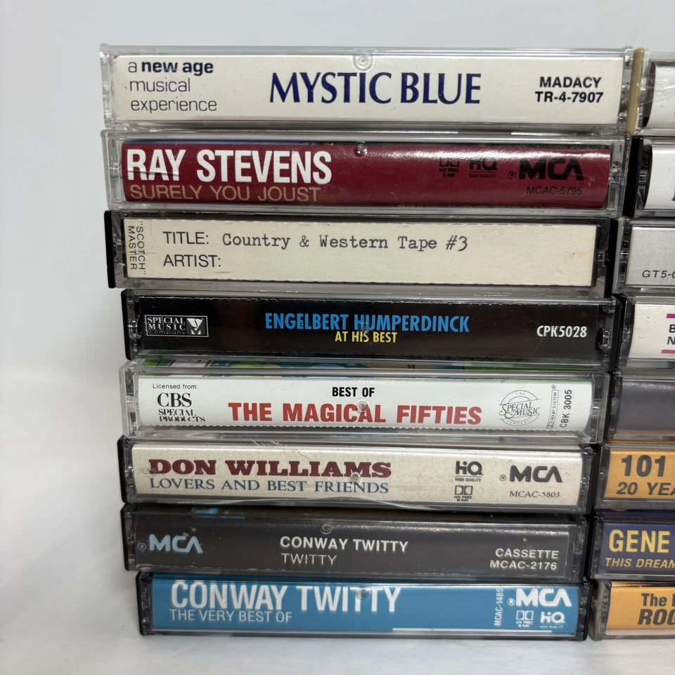 Vintage 25-CASSETTE Tape Mix Lot - Image 2 of 4