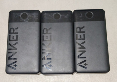 3x Anker Power Bank (20,000mAh 15W, 2-Port) A1367 Black | eBay