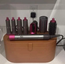 Dyson Airwrap HS01 Complete Multi Styler Nickel/Fuchsia INCLUDING ATTACHMENTS