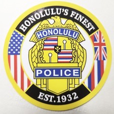 HPD Honolulu Police Department "Honolulu's Finest" decal/sticker NEW!