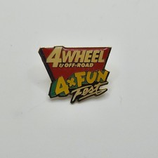 4wheel Off-road Magazine 4xfun Fest Pin Unisex Multicolor Vintage Enamel