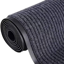 Brush Step Entrance Mat 3 x 10 Feet Dirt Stopper Carpet Double Stripe | PVC Carp