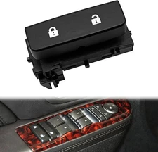 Door Lock Switch, Compatible with 2008-2013 Silverado 1500, Switch-R-15804094
