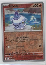 Litwick Reverse Foil Pokemon Scarlet & Violet: Twilight Masquerade TWM #036