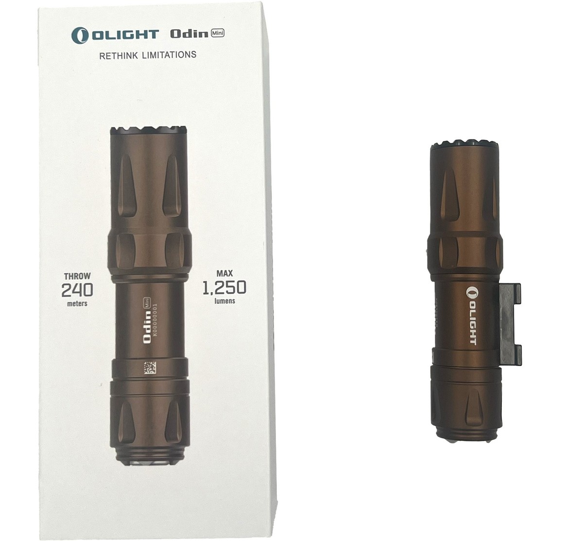 Olight Odin Mini Tactical LED Torch - Desert Tan for sale