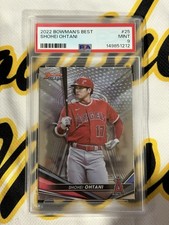 Topps 2022 Bowman's Best Shohei Ohtani Refractor #25 PSA 9 Angels MLB